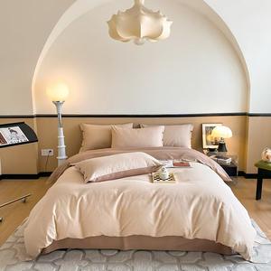 <span class=keywords><strong>Copripiumino</strong></span> in cotone satinato Jacquard Set morbido <span class=keywords><strong>singolo</strong></span> doppio regina King taglie Design semplice per la casa hotel per tutte le stagioni biancheria da letto - Product Image 2