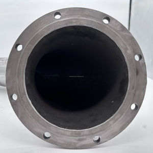 Alta qualidade de uma peça de aço carbono Casting Cast Bending Horn com Flange