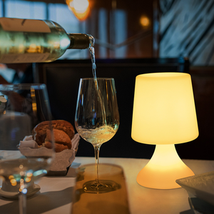 16-color Modern LED <strong>Table</strong>/Desk Night <strong>Light</strong> Remote Control DC USB Rechargeable Dimmable Warm White Battery Included Home Hotel - Product Image 2