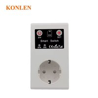 Prise d'alimentation 16A EU GSM 3000W Commutateur de relais intelligent intelligent Prise de télécommande avec appel SMS Domotique pour 120V/125V
