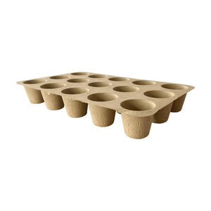 Usine recyclable jetable pâte à papier plateau de semences biodégradable Pots de fleurs plante pépinière tasse pâte à papier <span class=keywords><strong>semis</strong></span> pépinière Pots - Product Image 6