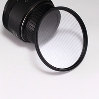 Filtre bleu Streak OEM personnalisé 37-82mm 52mm 49mm pour objectif cinématique anamorphique, verre anti-reflet, cadre en aluminium, étanche pour appareil photo reflex numérique