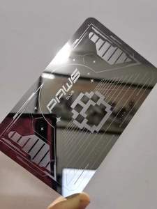 Tarjetas de Visita Modernas de Metal Mate con Logotipo de Marca Personalizado en 3D y Grabado Láser de Información - Product Image 3