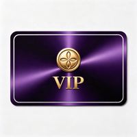 Carte de Privilège VIP Personnalisée Haut de Gamme en PVC avec Estampage à Chaud et Numéro en Relief – Système d'Accès Exclusif pour Membres Seulement