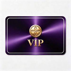 Carte de privilège VIP personnalisée en PVC haut de gamme avec estampage à chaud et numéro en relief pour système d'accès exclusif aux membres - Product Image 2