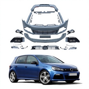 Kit Carrozzeria Conversione Stile R20 per Volkswagen VW <span class=keywords><strong>Golf</strong></span> <span class=keywords><strong>6</strong></span> Facelift Look R20 Ricambi <span class=keywords><strong>Auto</strong></span> Esterni Tuning - Product Image 1