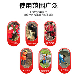 Multifunctional sanitation <b>clip</b>, lightweight aluminum alloy garbage bag pincher, labor-saving and stable, convenient household - Product Image 3