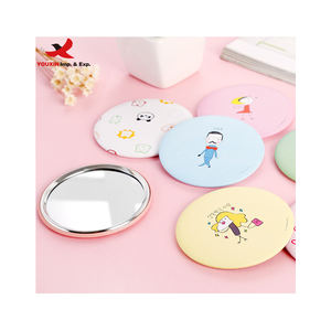 Mixed Procurement Low Price Portable Mini <b>Makeup</b> Mirror Round Shape Gift Mirror <b>With</b> Wholesale Cheap Price - Product Image 2