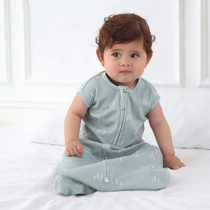 Kantong Tidur Bayi Serat Kapas Organik Bambu dengan Ritsleting 2 Arah, Motif Kotak-kotak, Bernapas, Bersertifikasi OEKO-TEX untuk Balita - Product Image 5