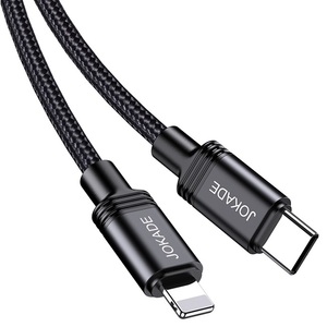 Câble KAKUSIGA Type C 30W PD à charge rapide et synchronisation des données pour iPhone Noir - Product Image 4