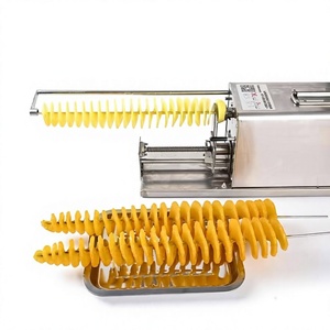 Tornado Cutter Cutting <b>Machine</b> Automatic <b>Stretch</b> Potato Tower Spiral Cutting <b>Machine</b> spiral potato chips <b>machine</b> <b>machine</b> to cut - Product Image 1