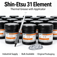 Shin-Etsu Original Hot Sale 8.1W Pâte Thermique Liquide Métallique au Gallium-Silicium Element 31 pour Refroidissement CPU/GPU d'Ordinateur Portable