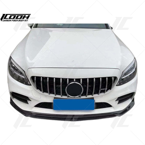 Kit de carrocería de fibra de carbono ICOOH Racing, nuevo divisor de labios de parachoques delantero para <span class=keywords><strong>mercedes</strong></span>-<span class=keywords><strong>benz</strong></span> 2019 W205 C43 COUPE 2021- - Product Image 4