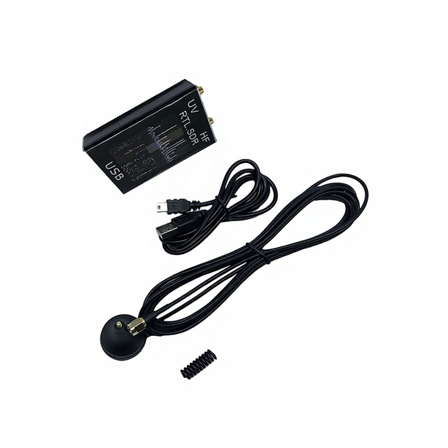 100KHz-17GHz Full Band U/V HF RTL-SDR USB Tuner Receiver