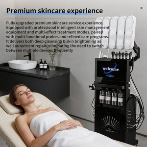 Máquina de belleza profesional 12 en 1 para estiramiento facial y lifting, con hidrodermoabrasión y oxígeno, venta al por mayor de fábrica - Product Image 3