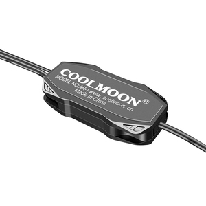 ตัวควบคุมพัดลมคอมพิวเตอร์ <span class=keywords><strong>COOLMOON</strong></span> สำหรับพีซีเกมมิ่ง แบบ <span class=keywords><strong>RGB</strong></span> Mini พร้อมพอร์ตควบคุมพัดลม 3 พิน และฮับพัดลมพีซี ใช้พลังงานจากสาย SATA - Product Image 6