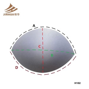 Women <strong>Removable</strong> Eye Shape Thick Molded Swimming <strong>Bra</strong> Padding Cups Inserts Push up Adjustable Comfortable Sponge Foam <strong>Bra</strong> <strong>Pads</strong> - Product Image 2