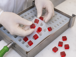 Molde de Silicona Rectangular para Gomitas con Diseño Personalizado, Detalles en Relieve Claros para la Producción de Pectina y Gelatina, OEM al por Mayor - Product Image 5