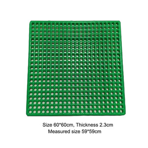 Accessori per gabbia di coniglio anti-morso durevoli per allevamento di <span class=keywords><strong>animali</strong></span> 30*50 50*50 50*60 60*60 cm pavimento a doghe di coniglio in plastica - Product Image 6
