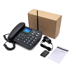 Gsm Wcdma Lte Home Phone con Wifi Hotspot FM SMS Redial fisso Wireless Voip Sip Phone Desktop Phone