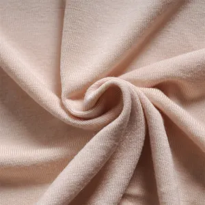 95% Viscose 5% Customized Plain Dye Ring Spun Stretch Knitted Spandex Viscose Jersey Fabric