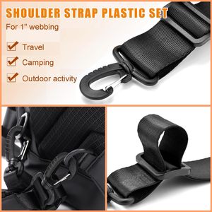 Coobigo Plastic <b>Clip</b> Snap <b>Hook</b> Replacement Buckles Tri Glide For Webbing Strap Crafting Accessories Set <b>Hooks</b> Adjustable Buckle - Product Image 5