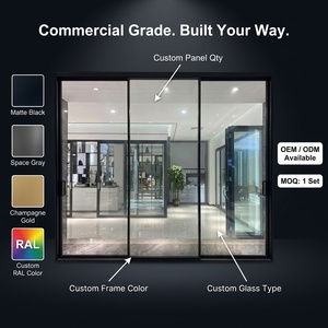 Ventana <span class=keywords><strong>de</strong></span> aluminio plana deslizante <span class=keywords><strong>de</strong></span> diseño moderno para el hogar, ventana <span class=keywords><strong>de</strong></span> ventilación <span class=keywords><strong>de</strong></span> suelo para puertas y ventanas, lo último en diseño para la industria. - Product Image 4