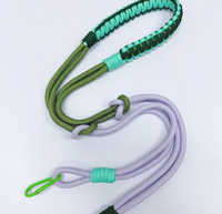 Sangle bandoulière universelle anti-perte en nylon tressé coloré, faite main, écologique, pour clés