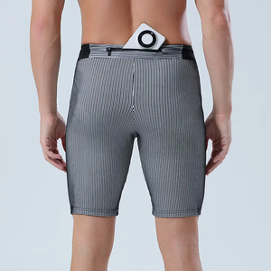 Men's <strong>Compression</strong> Shorts for Running and Fitness Half-elasticated <strong>Inner</strong> Lining for Sports Shorts - Product Image 5
