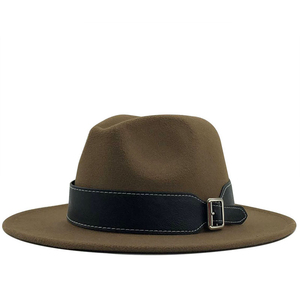 2022 autunno inverno lana <span class=keywords><strong>uomo</strong></span> fedora delle donne <span class=keywords><strong>cappello</strong></span> di feltro signore sombrero jazz maschio <span class=keywords><strong>bombetta</strong></span> <span class=keywords><strong>cappello</strong></span> all'aperto vintage top cappelli di grandi dimensioni - Product Image 5
