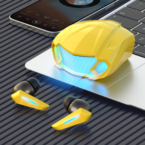 หูฟังไร้สาย TWS รุ่น M5 ดีไซน์เท่ห์ สำหรับเล่นเกมส์ สเตอริโอไร้สาย ควบคุมแบบสัมผัส ขายร้อนแรงจากโรงงานโดยตรง ใช้ได้กับ iPhone - Product Image 3