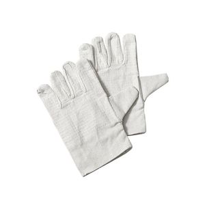 Canvas Welding <b>Gloves</b> 24 Stitches Double Layered Wear Resistant For Construction And Factory Use - Product Image 2