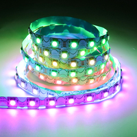 12V Zigzag SK6812 5050 RGB Pixel LED Adressable Numérique 10mm Largeur S Forme LED Bande Lumineuse Flexible