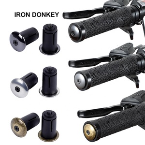 Embouts de guidon de vélo IRONDONKEY en <span class=keywords><strong>carbone</strong></span>/EVA, embouts réglables extensibles avec verrouillage - Product Image 2