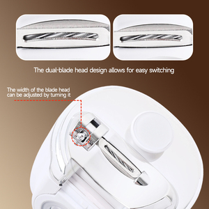 <span class=keywords><strong>Appareil</strong></span> de soin des ongles électrique léger et multifonctionnel avec compartiment de rangement pour lames courbes et loupe, idéal pour les seniors et les bébés - Product Image 4