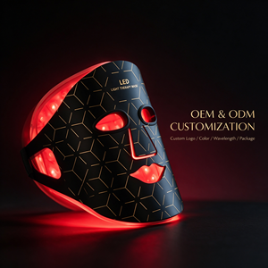 <span class=keywords><strong>Masque</strong></span> facial LED pour salon de beauté, thérapie par lumière rouge, <span class=keywords><strong>masque</strong></span> facial en silicone, dispositif infrarouge proche pour une réparation rapide de la peau et un rajeunissement - Product Image 1