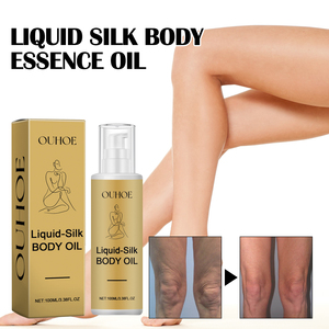 OUHOE liquido seta essenza del corpo olio Anti-rughe riparazione idratante pelle di pollo rassodante bellezza olio vettore per la cura del corpo - Product Image 2