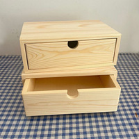 Support d'ordinateur de bureau en bois massif, type sur pied, tiroir à un seul niveau, petit meuble de rangement, boîte de rangement rectangulaire pour la maison