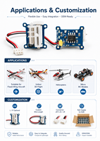 Moteur servo miniature super léger sans noyau de 1,5 g