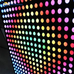 SYA-1001, MFG OEM Led Pixel Ws2811 12Mm Warna Penuh RGB Lampu Sinyal Iklan LED Pixel