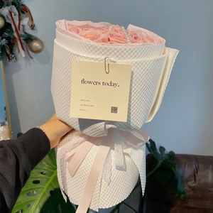 High-grade Puff Three-dimensional <strong>Embossed</strong> Flower Wrapping <strong>Paper</strong> Waterproof Flower Shop Bouquet Art <strong>Paper</strong> - Product Image 3