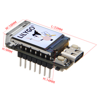 LILYGO TTGO T-QT Pro ESP32-S3, papan pengembangan GC9107 0.85 inci tampilan LCD warna penuh modul WIFI Bluetooth