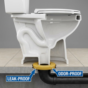 Joint d'étanchéité en <span class=keywords><strong>cire</strong></span> durable, anti-corrosion, imperméable et longue durée pour cuvette de toilettes sans bride - Product Image 3