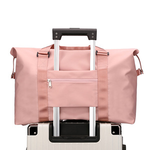 Sac de sport portable décontracté imperméable en Oxford léger pour femme, avec séparation sec/humide, grande capacité, sac de voyage - Product Image 2