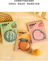 Offre Spéciale – Adorable Désodorisant Voiture Motif Pastèque Pêche Orange – Ornement Parfumé en Papier Écologique pour Véhicule