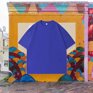 2026 High Quality 100% Cotton Men's <b>T</b>-<b>Shirts</b> Custom Logo Oversized 230g Loose 100% Knitted Custom Logo Oversized Clothing - Product Image 2