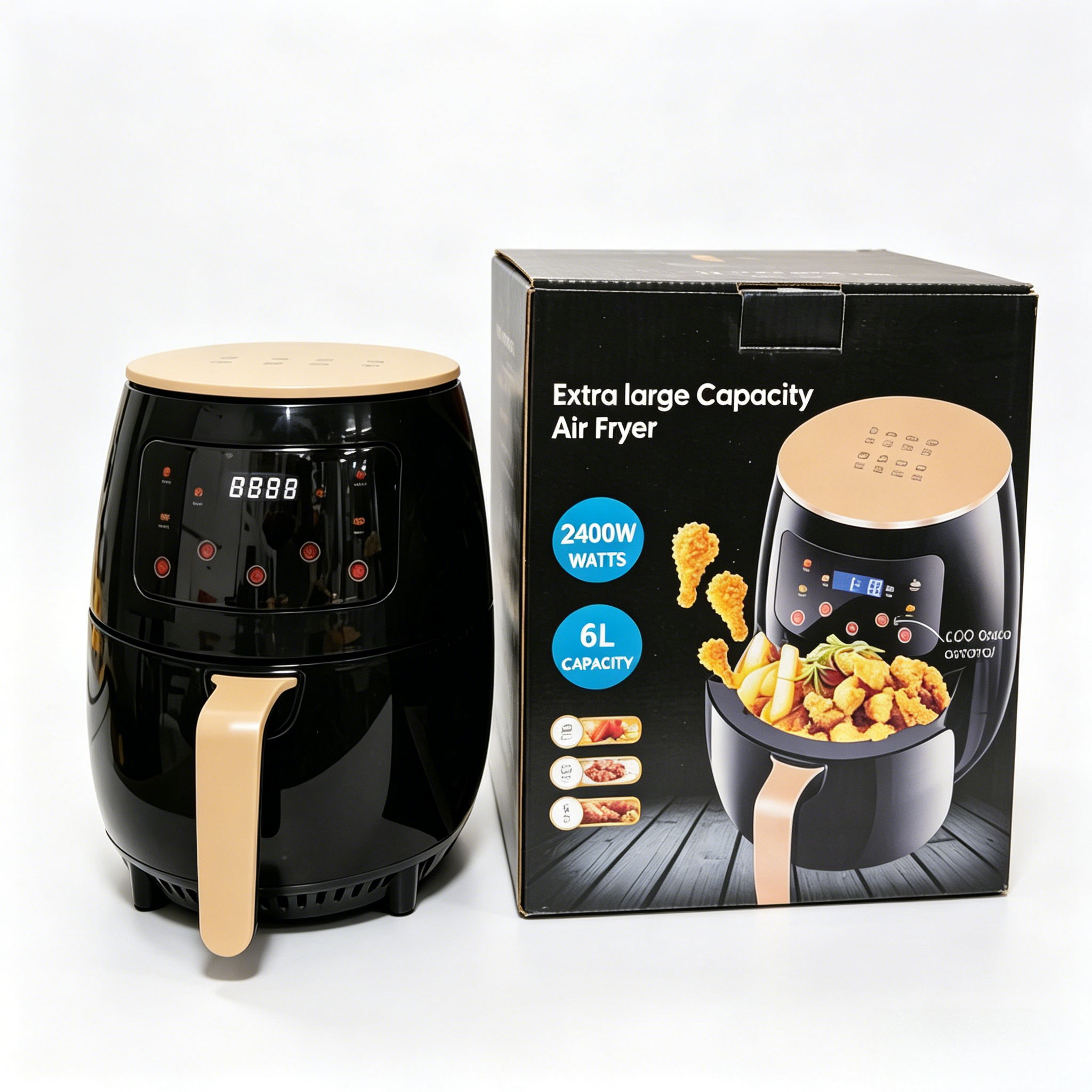 Electric Modern  Digital Multi-Functional Air Fryer Oven 6L