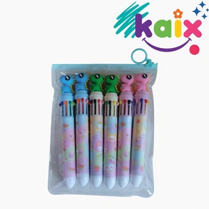 KAIX – Nouveaux Ensembles de Stylos Gel de Luxe à Personnages de Dessins Animés, Stylos à Pression à Pointe Aiguille de 0,5 mm, Lot de Stylos Neutres pour Magasin de Papeterie - Product Image 2