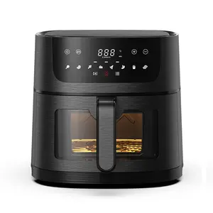 Tuya Smart Kitchen Appliances With Visual Window New 6L 7L 5L Digital Electric Cooker Wifi Air Fryer 8L
