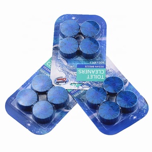 Limpiador de inodoro con <span class=keywords><strong>olor</strong></span> a agua caliente, bloques desodorizadores, bloque sólido azul, limpieza de Gel - Product Image 6